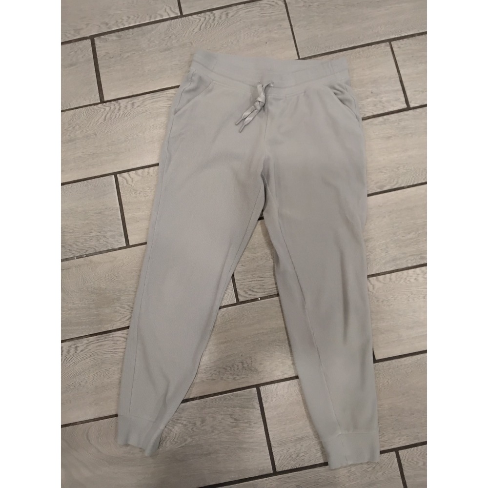 Marc New York Performance Womens Gray Ribbed Corduroy Joggers Drawstring‎ Pants